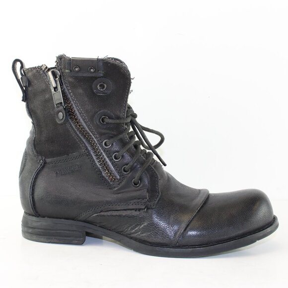 Bunker Leather Military Combat Style Boots Womens  (US 7/EU 40) - Picture 5 of 12